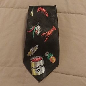 A. Rogers Crawfish Boil beer garlic onions tie